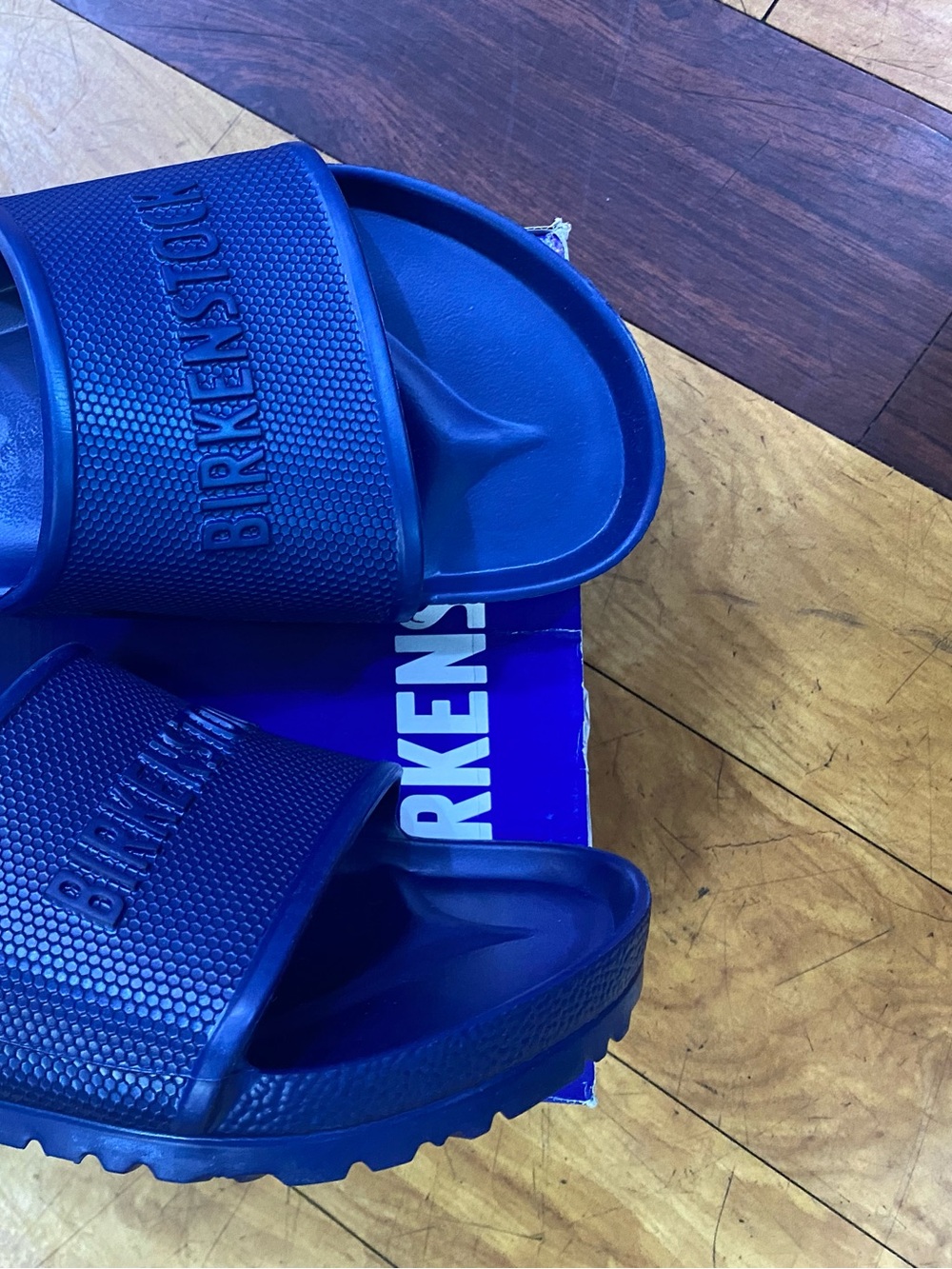 Birkenstock Barbados Blue EVA Slide Sandals – Lightweight Waterproof